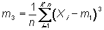 statistisches Moment 3. Ordnung